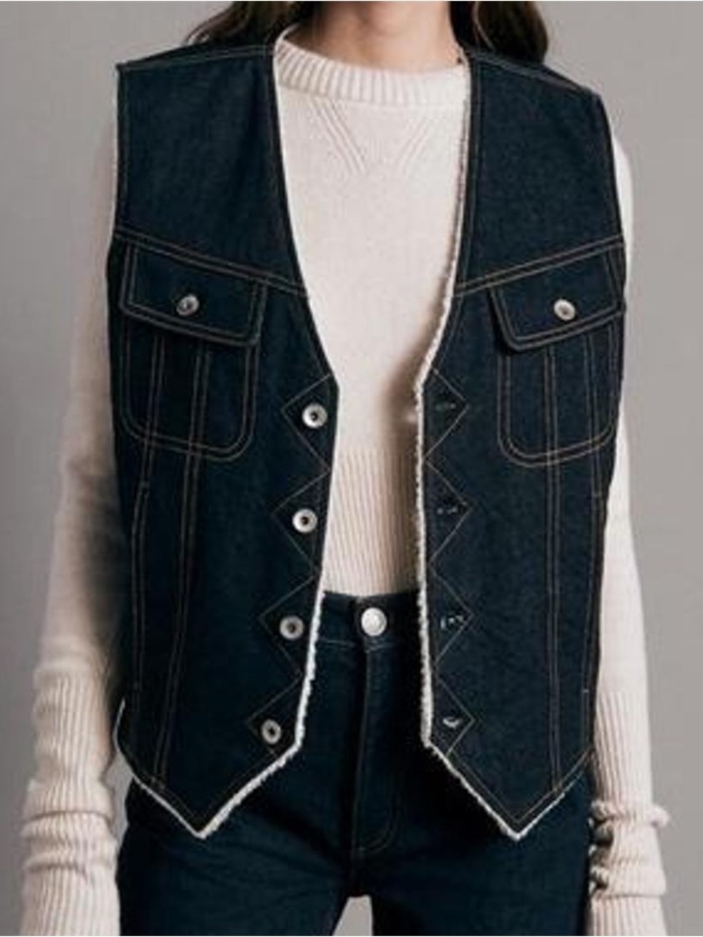 Rag & Bone Denim Vest
